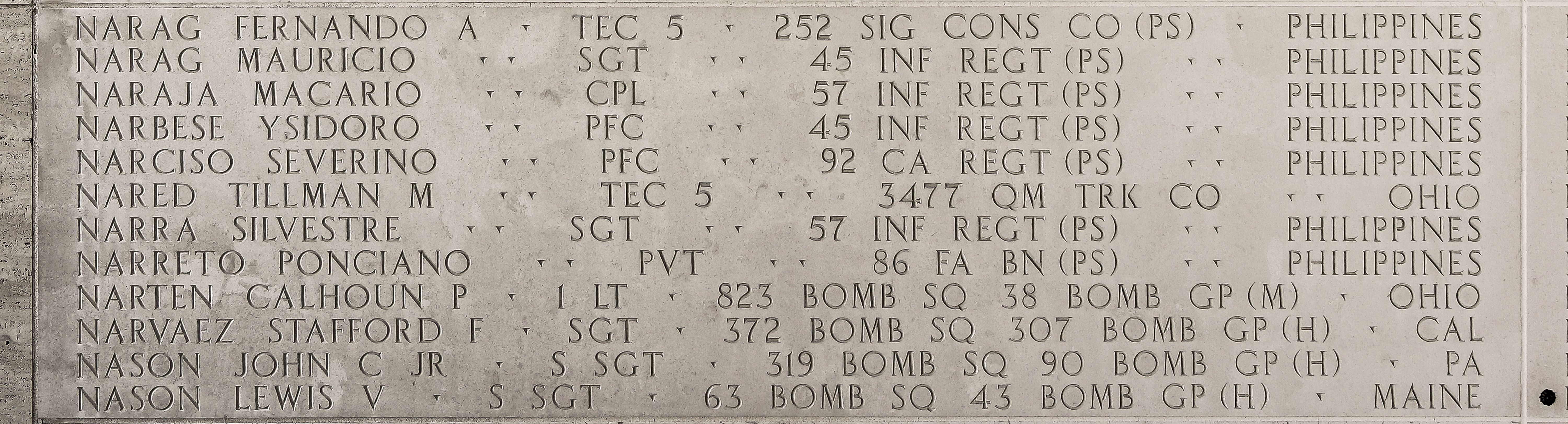 John C. Nason, Staff Sergeant